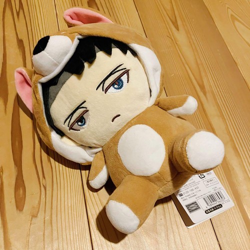 Attack on Titan Levi Plush Animal Doll Animarukko Mascot S size 20 cm Japan - Picture 3 of 5