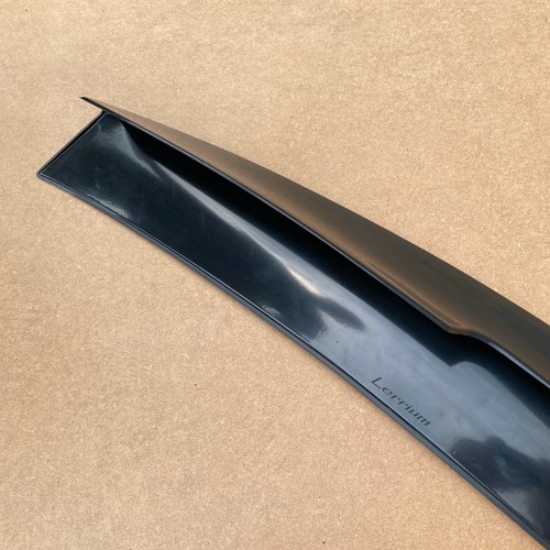 BMW E46 convertible cabrio rear trunk spoiler lip CSL black smooth abs plastic - Bild 9 von 11