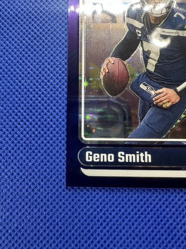Geno Smith 2024 Panini Donruss Optic Purple Stars Prizm /15 #177 - Picture 5 of 10