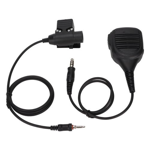 Głośnik Mikrofon naramienny 7,1 mm Mikrofon naramienny z U94 PTT do Vertex VX-6R V FY - Zdjęcie 15 z 22