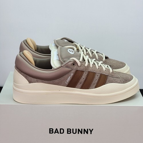 Adidas Campus Bad Bunny Men's Size 9 Athletic Shoes Brown Casual Sneakers - Picture 4 of 8