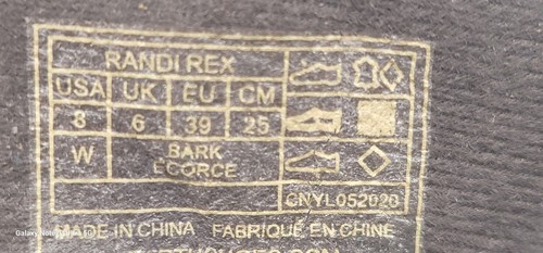 Earth Origins Botas Mujer 8W Randi Rex Botín Cuero Marrón Con Cordones Cremallera - Imagen 12 de 14