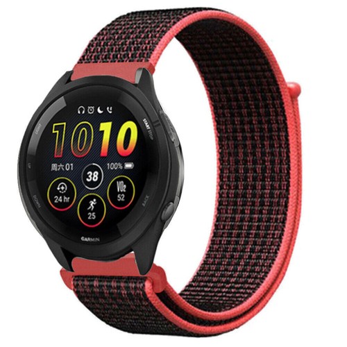 Nylonband für Garmin Vivonove Trend HR Venu SQ 2 Plus Forerunner 265 255 Band - Bild 10 von 30