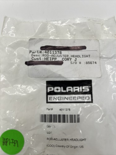 Polaris 4011378 Headlight Adjuster Rod - Imagen 1 de 6