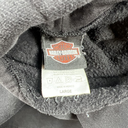 Harley Davidson Men's Hoodie Sweater Size L 2016 Honolulu Hawaii Black - Picture 10 of 22