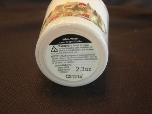 HUNTINGTON HOMES ORNAMENT VOTIVE CANDLE White Winter NIB - Picture 5 of 6