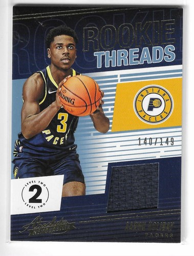 2018-19 ABSOLUTE MEMORABILIA AARON HOLIDAY LEVEL 2 ROOKIE THREADS #AHD 140/149 - Picture 1 of 2