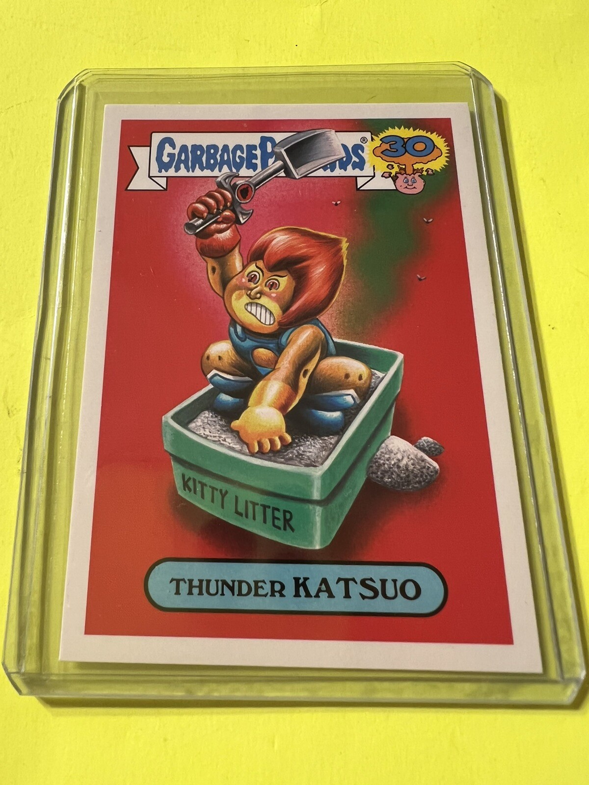 Thunder KATSUO #6a 2015 Garbage Pail Kids 30th Anniversary trading card — raw and PSA graded price guide