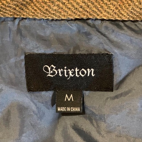 Brixton Men's Roth Button Up Wool Blend Lined Green Plaid Jacket Size M - Picture 7 of 13