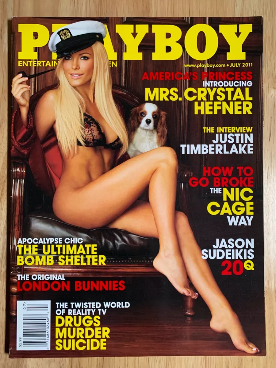 July 2011 Playboy Magazine - Crystal Hefner, Jesse Hinton centerfold | eBay
