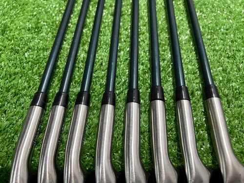 Nicklaus Golden Bear Iron Set 4-PW+SW Regular Graphite / NEW GRIPS / VGC /sa6392 - Picture 4 of 15