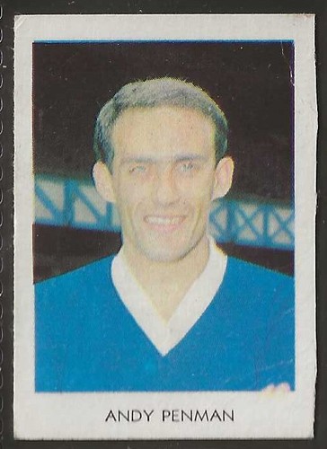 A&BC-FOOTBALL 1966 SCOTTISH (PAIRS (SINGLE CARD))-#16- RANGERS - PENMAN - Picture 1 of 2