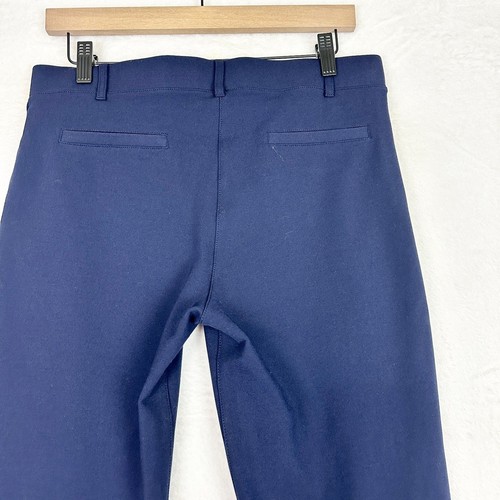 Betabrand Bootcut Classic Dress Pant Yoga Pant Size Large Petite Navy Blue - Picture 5 of 7