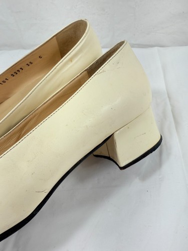 GUCCI Pumps Heel Horsebit Leather cream off white size 5-5.5 - Picture 8 of 19