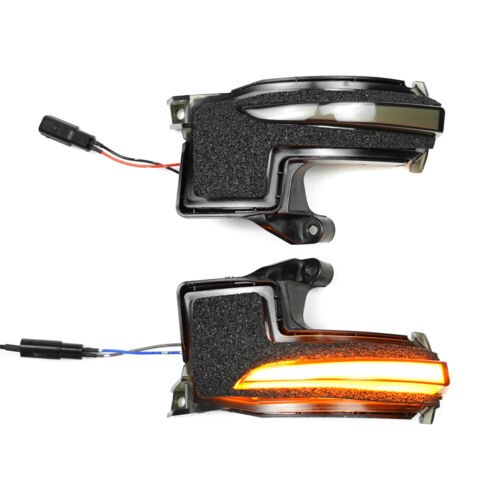 Pair Smoked Sequential LED Side Mirror Turn Signal Light For Toyota Tacoma 2024+ - Picture 4 of 7