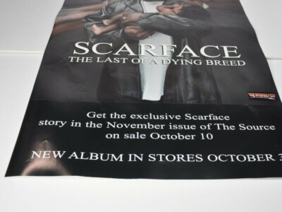 Scarface (2000) The Last of A Dying Breed RAP PROMO POSTER