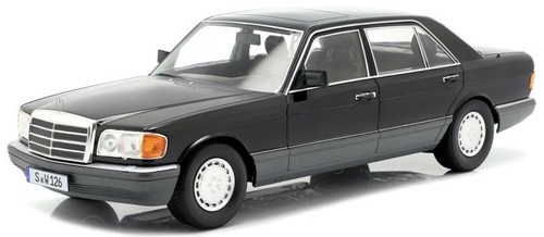 MB Mercedes Benz 560 SEL - W126 - 1985 - negro / gris - iScale 1:18 - Imagen 6 de 6