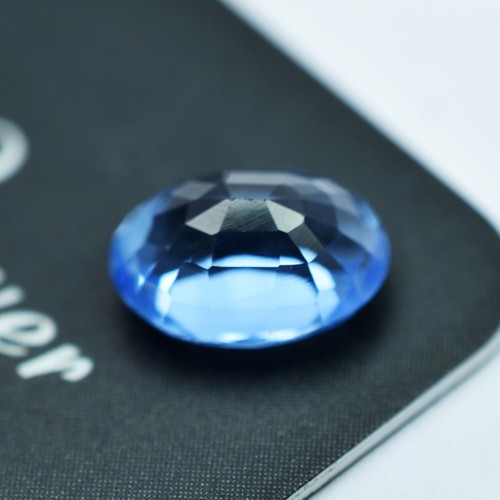 1.05 Ct Natural Montana Sapphire Oval Cut Certified Loose Gemstone Green - Picture 3 of 3