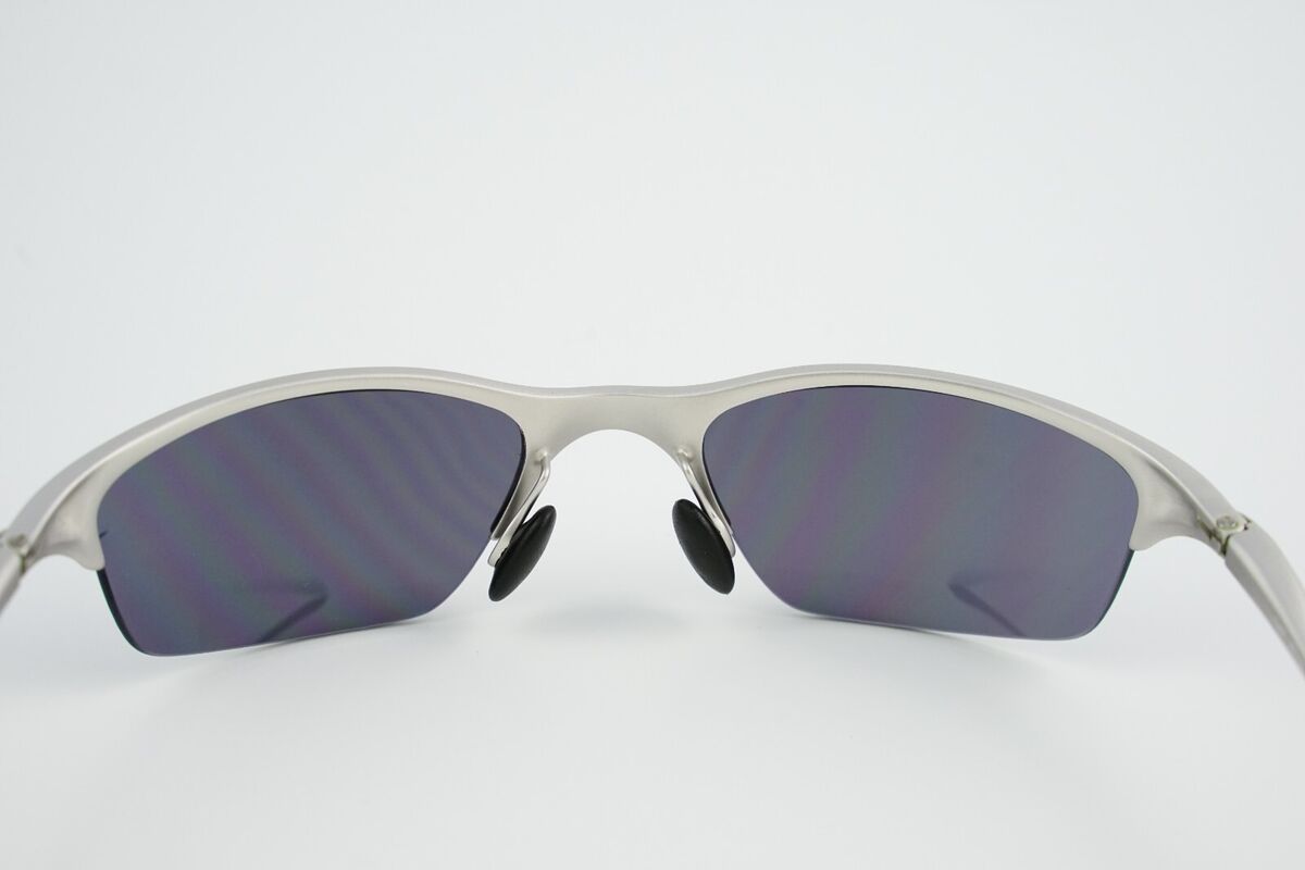 Good! OAKLEY Half Wire 1.0 Silver/Ice Iridium Sunglasses Good! OAKLEY Half Wire 1.0 Silver/Ice Iridium Sunglasses