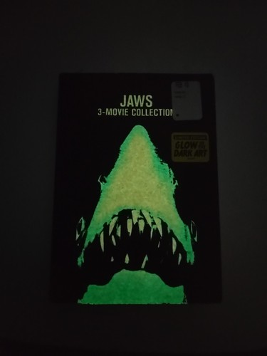 Jaws 3-Movie Collection (DVD, 2015, 2-Disc Set) Glow In The Dark Schutzhülle NEU