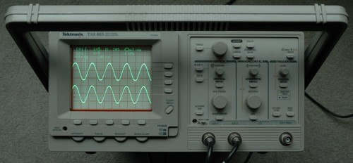 TEKTRONIX TAS 465 TAS465 2 Channels 100Mhz OSCILLOSCOPE Calibrated, Two Probes - Picture 1 of 16