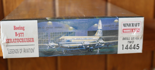 1:144 Minicraft Boeing B-377 Stratocruiser Pan Am Model Kit 14445 sealed NOS - Picture 5 of 6
