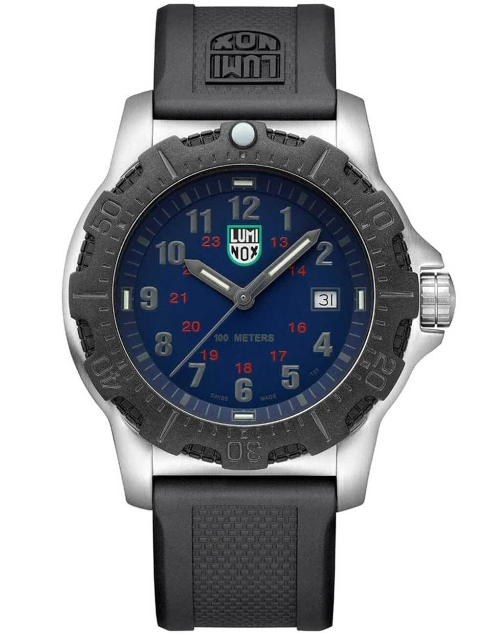 Сталь Luminox X2.2133 Manta Ray Herrenuhr 45 мм 10ATM