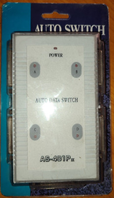 Power Auto Data Switch AS - 401P  II    NEU