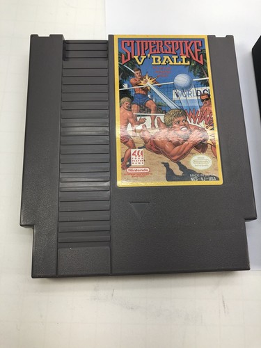 Super Spike V'Ball (Nintendo 1990) NES Tested Works Well Volleyball - Picture 3 of 5