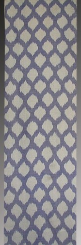 11 Yard HAND MADE UZBEK Natural SILK IKAT ADRAS FABRIC #7401** - Picture 1 of 3