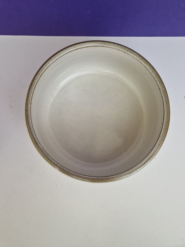 DENBY GYPSY 7" or 9" salad open serving bowls c.1970's dusky pink roses - Picture 6 of 13