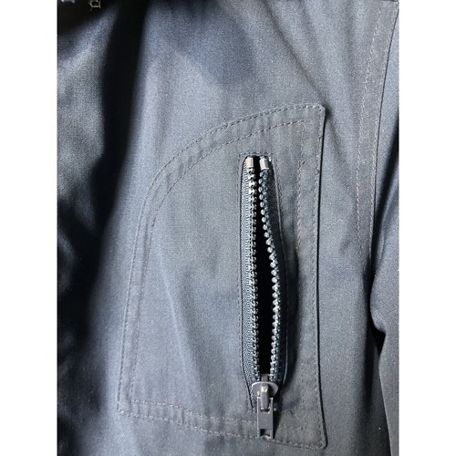 Vintage London Fog-Youth Size 7/8-Rain Jacket-Navy Blue-Faux Fur Lining- - Picture 9 of 19