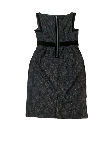 NEW Diane Von Furstenberg Exclusively Neiman Marcus Black Bronze Lace Dress 12 - Picture 9 of 14