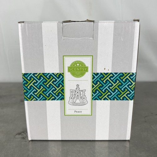 Scentsy Peace Wrap for Core Warmer not incl. 5.5” Tall Open Box White Frosted - Picture 5 of 5