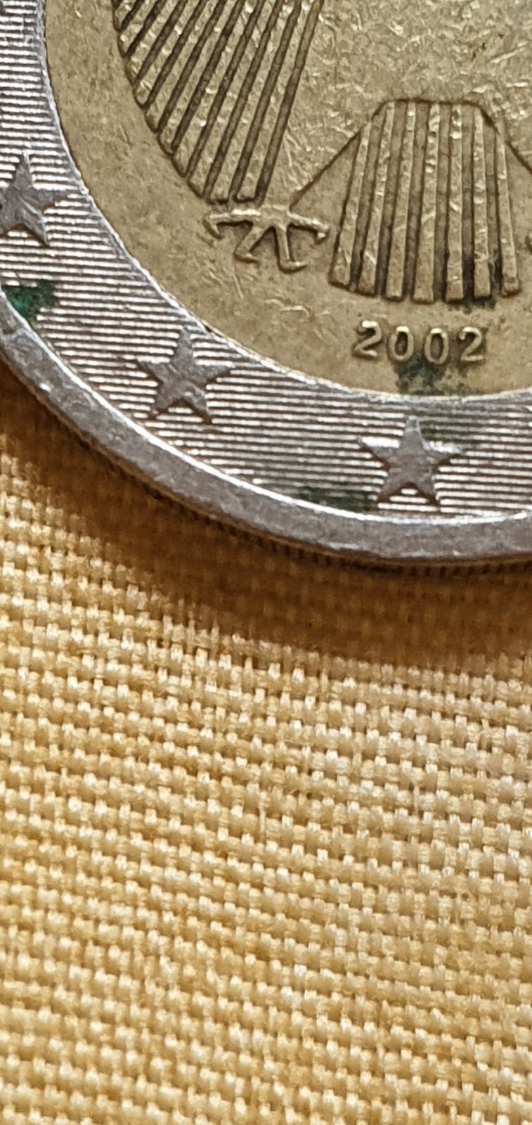 Rare 2 Euro Coin Germany 2002 G Incorrect Minting Rare Colection rare-2-euro-coin-germany-2002-g-incorrect-minting-rare-colection