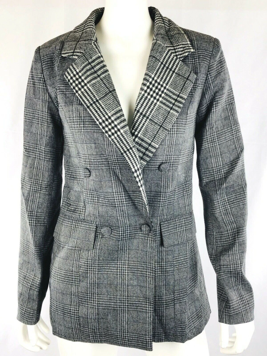 Boohoo checked shop blazer