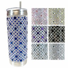 Jacqueline Kent Rhinestone 20oz Bling Tumbler with Clear Lid, Straw and Gift Bag