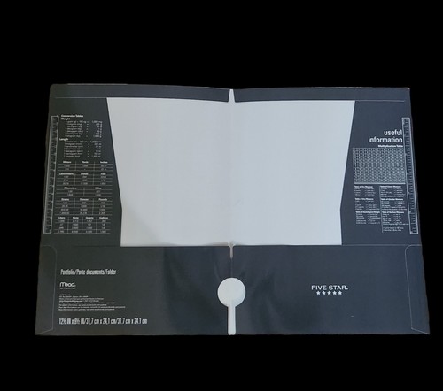 New Lot of 26 Mead Five Star  4 pocket Folders Red Stay put tab mixed colors - Picture 2 of 2