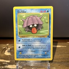 Shellder Fossil Set 1999 54/62 Pokémon TCG LP Vtg