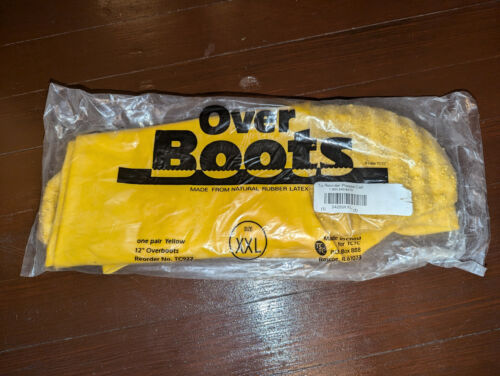 Yellow Rubber Overboots (sealed new in various sizes) - Picture 3 of 3