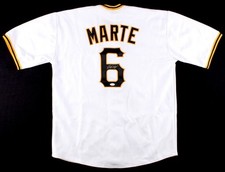 Starling Marte Signed Pirates Jersey (JSA) 2×Gold Glove Award (2015, 2016)