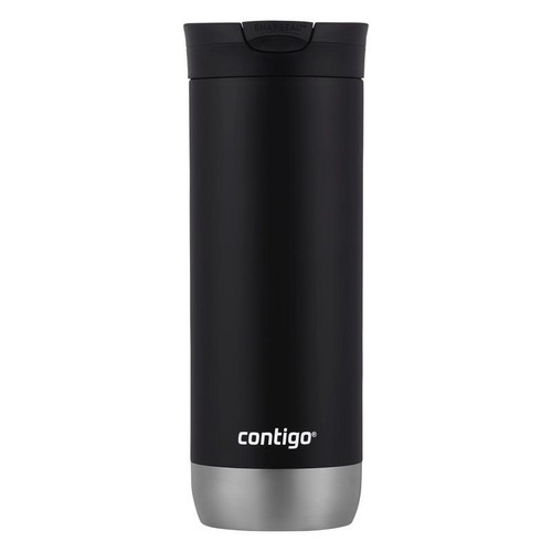 Stainless Steel Insulated Travel Mug Leak Proof One-Handed Drinking 16oz New - Picture 3 of 5