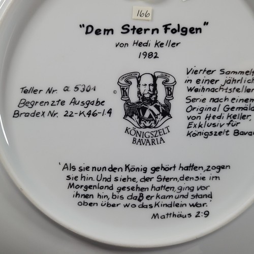HEDI KELLER German Plate Follow the Star Konigszelt Bavaria Three Wise Men 1982 - Picture 7 of 7
