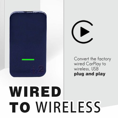 Adaptador Dongle Activador CarPlay USB Cableado a Inalámbrico Bluetooth Apple iOS - Imagen 6 de 8
