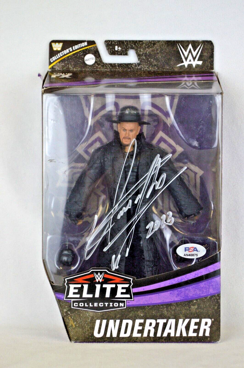 WWE Elite Collection」アンダーテイカー Mattel WWE Elite Collection Undertaker AUTOGRAPH Action Figure PSA