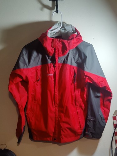 Vintage Youth Red Columbia Windbreaker Hoodie Size 14/16 - Picture 1 of 7