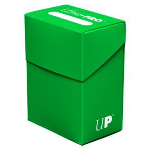 ULP85296 Ultra Pro Deck Box: PRO 80+: Solid Lime GREEN - Picture 1 of 1