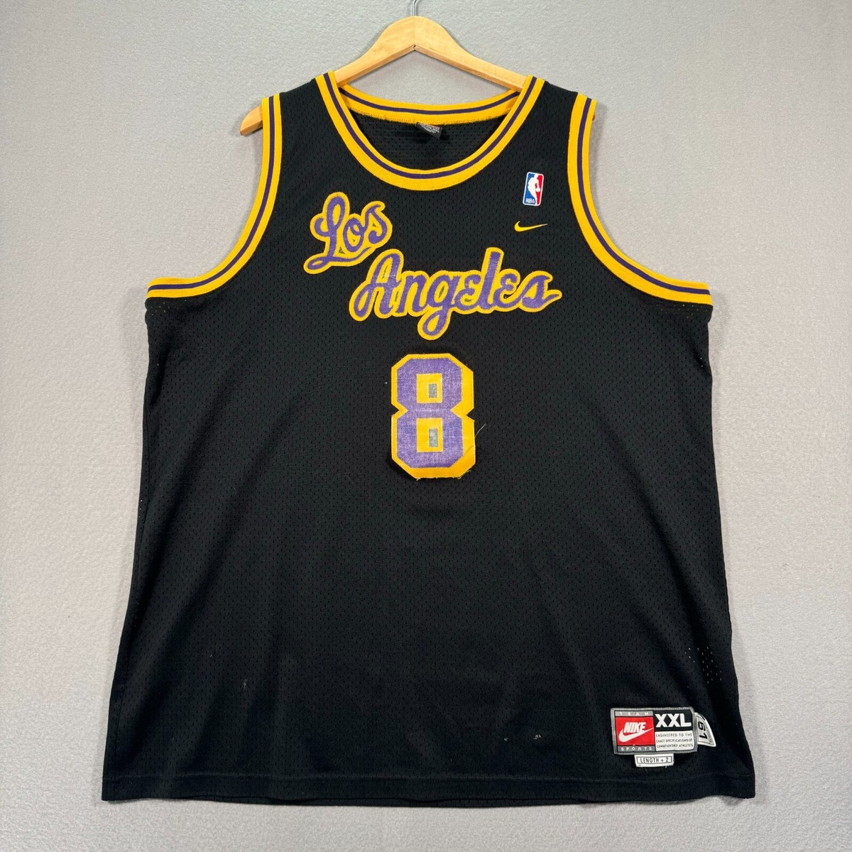 ウェア Nike Los Angeles Lakers Kobe Bryant XXL KOBE BRYANT #8 LA Lakers BLACK MAMBA Nike 2021 Earned WISH