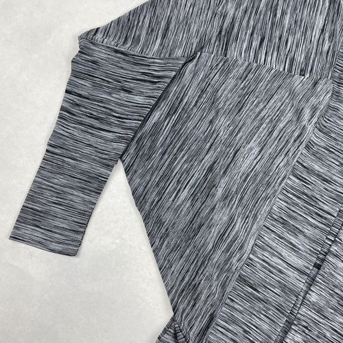 Jamie Sadock Pullover klein grau offen vorne Dolman Ärmel Activewear Sport - Bild 3 von 8