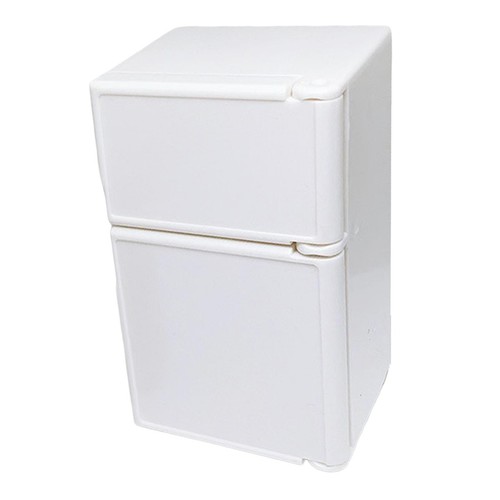 1 12 Scale Dollhouse Furniture Fridge with Two Doors Scene Toys - Bild 2 von 12